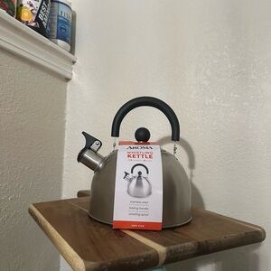 Roma Black and Silver Coffee & Tea Accessories for Modern Kitchens